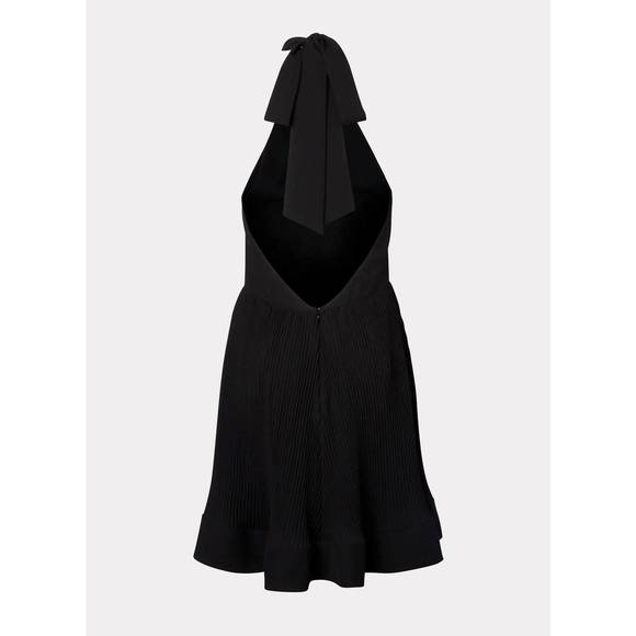 NEW MILLY libby pleated miini dress in black - Picture 3 of 3